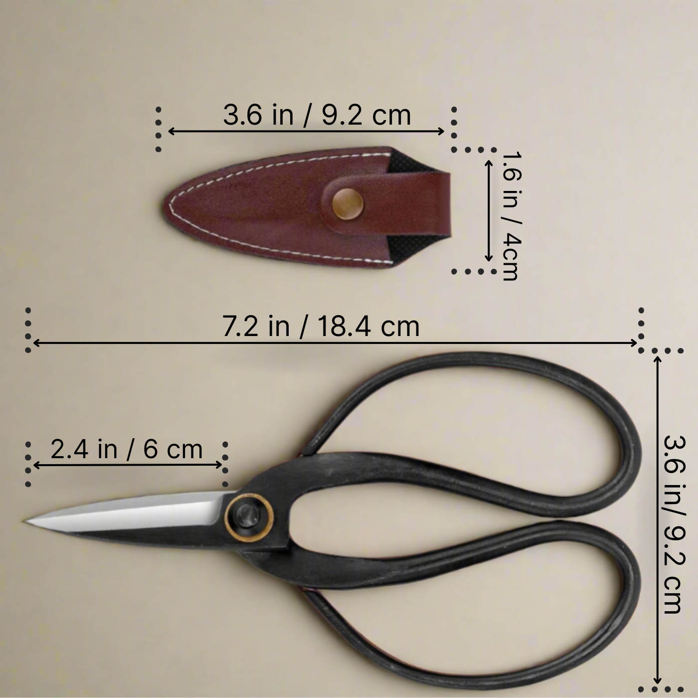 VISEMAN Japanese Bonsai Pruning Butterfly Shears