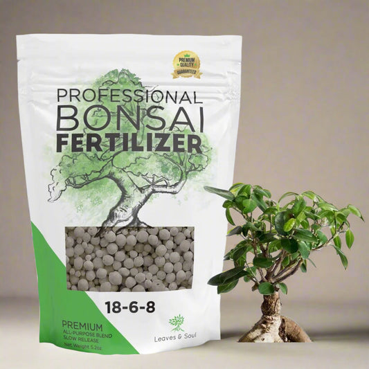 Bonsai Fertilizer Pellets |18-6-8 Slow Release Pellets for Seedlings, Mature Plants, All Tree Types | Multi-Purpose Blend & Gardening Supplies, No Fillers | 5.2 Oz Resealable Packaging