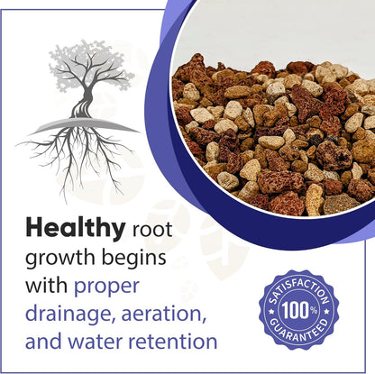 Premium Bonsai Soil -  2.25 Quart Soil Blend for Finished Bonsai, Ideal for Water Retention and Root Development, Made from Genuine Akadama, Red Lava Rock and Pumice