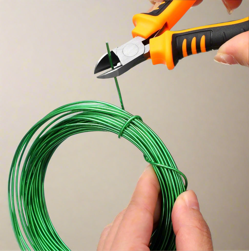 5 Roll Aluminum Bonsai Training Wire & Cutter Set - 160 Feet Total with Adjustable Anodized Wire 1/1.5/2.0 Mm for Fine Trunk & Branch Control