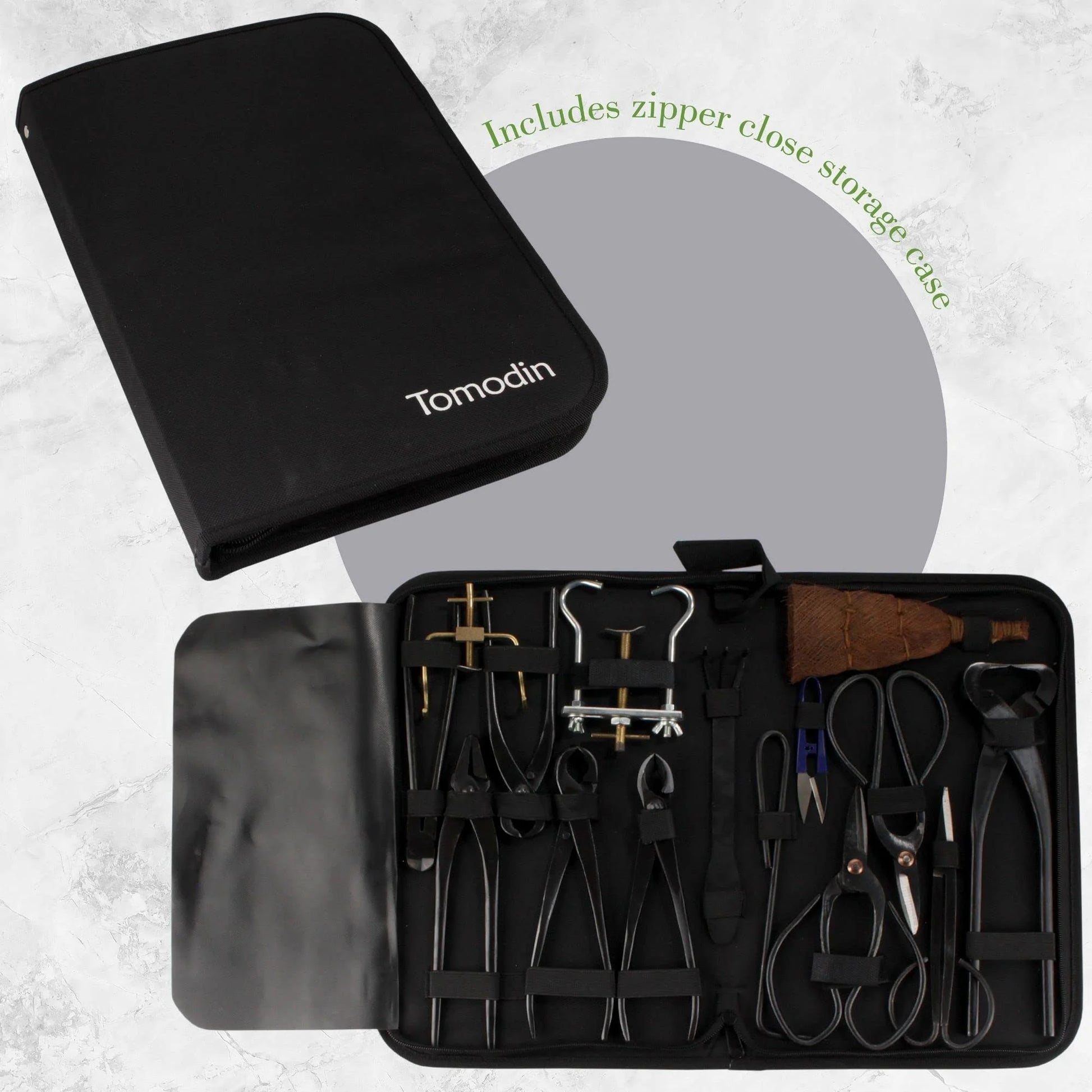Bonsai Kit 15Pc Master Tool Set - Carbon Steel